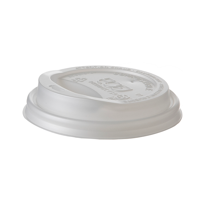 EcoLid Renewable & Compostable Hot Cup Lids, Fits 8oz Hot Cups