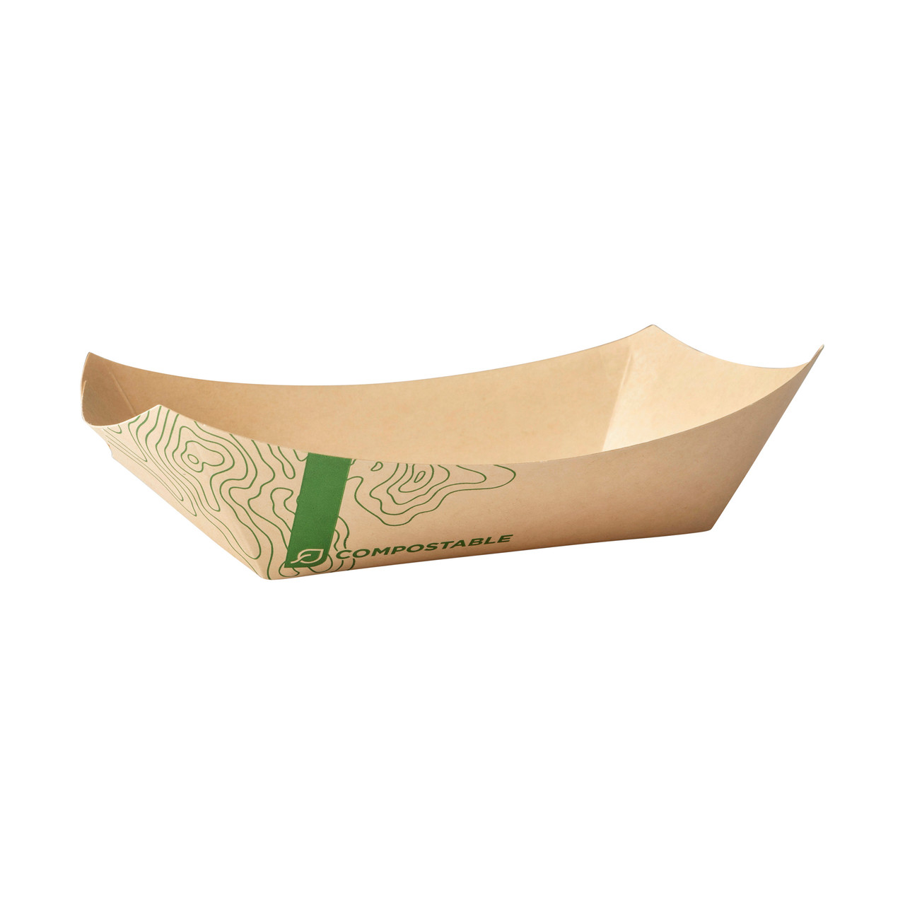 2lb Paper Food Tray, FSC — view 3