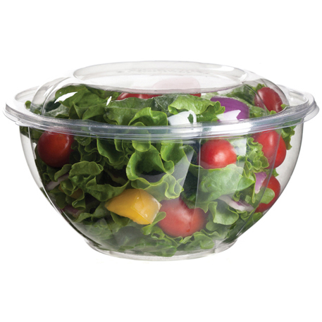 Renewable & Compostable Salad Bowls w/ Lids - 32oz.