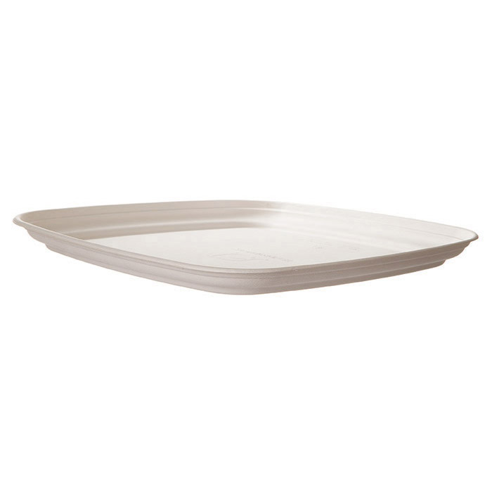 Vanguard™ Regalia™ Renewable & Compostable Sugarcane Trays – 16in — view 2