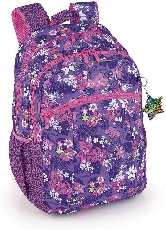 Mochila Gabol 2 cremalleras Girl Jasmine adaptable a carro - Compra YA