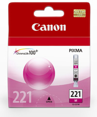 CARTUCHO CANON CLI-221 MAGENTA IP3600,IP4600,MP540