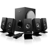 BOCINAS CREATIVE INSPIRE A500 5.1 C/SUBWOOFER BK