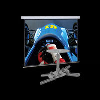 PANTALLA BENQ 84  P/PROYECTOR C/SOPORTE PARA TECHO