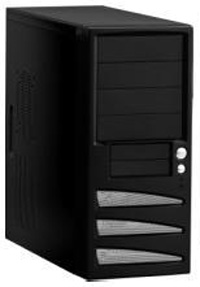 GABINETE ATX 928PA-BK-AIR NEGRO 420 W 20+4 PINES