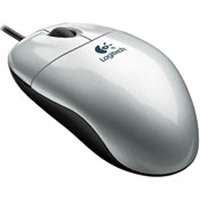 MOUSE OPTICO LOGITECH SILVER 1000 DPI