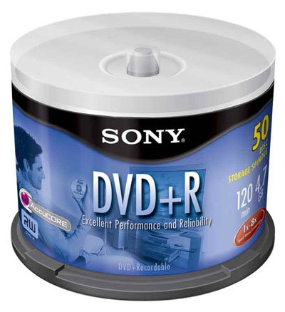 DVD+R SONY