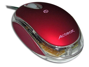 MINI MOUSE OPTICO ACTECK AM1000 NEGRO USB