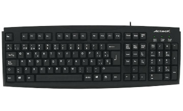 TECLADO STANDARD ACTECK AT-9900-1 NEGRO PS2