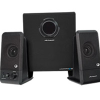 BOCINAS AXF-300 2.1 C/SUBWOOFER NEGRA ACTECK