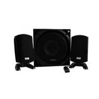 BOCINAS AXF-700 2.1 C/SUBWOOFER NEGRA ACTECK