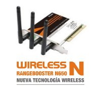 TARJETA DE RED D-LINK PCI WIRELESS RANGE BOOSTER N