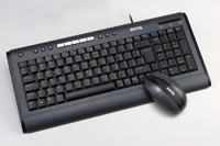 TEC/MS OPTICO BENQ i350 NEGRO/PLATA USB