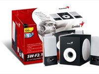 BOCINAS GENIUS SW-F 2.1 500 C/SUBWOOFER NEGRA