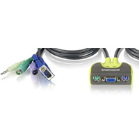 KVM SWITCH PS2 + AUDIO 2 CPUS IOGEAR