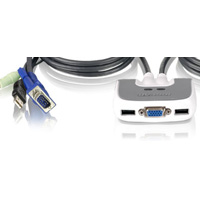 KVM SWITCH USB + AUDIO 2 CPUS IOGEAR
