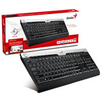 TECLADO GENIUS MULTIMEDIA SLIMSTAR 220 NEG/PL USB