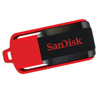 Memoria USB 4 GB NEGRO CON ROJO