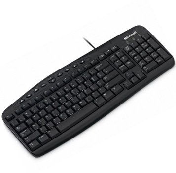 TECLADO MICROSOFT MULT/INTER NEGRO PS2