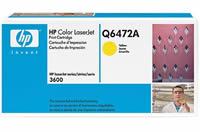 TONER HP AMARILLO PARA LASERJET 3600 (Q6472A)