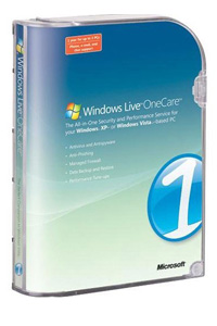 OEM ANTIVIRUS WINDOWS LIVE ONECARE (3 USUARIOS)