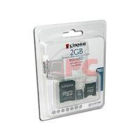MEMORIA CARD MICRO-SEC-DIG 2GB KINGSTON C/2 ADAPT