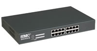 SWITCH SMC 16 PUERTOS 10/100/1000 MBPS GIGABIT