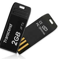 MEMORIA JETFLASH T3W 2 GB NEGRA USB 2.0 TRANSCEND
