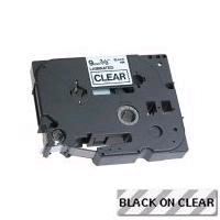 CINTA BROTHER NEGRO/TRASPARENTE 9 MM PT300-500