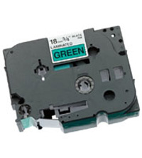 CINTA BROTHER NEGRA-VERDE 18 MM