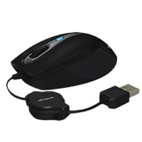 MINI MOUSE OPTICO RETRACTIL ACTECK AM-TX3 NEG USB