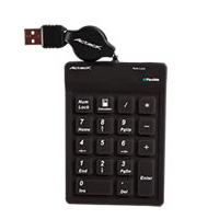 TECLADO NUM FLEXIBLE RETRACTIL ACTECK AT-FX1500 BK