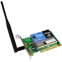 TARJETA DE RED LINKSYS PCI WIRELESS 802.11 G