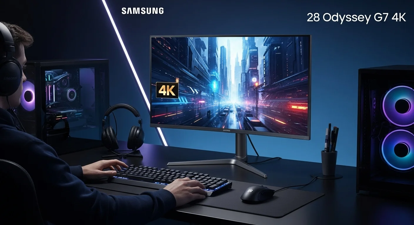 Samsung Odyssey G7 28 pulgadas: Mi Análisis a Fondo del Monitor 4K para Desarrollo y Gaming