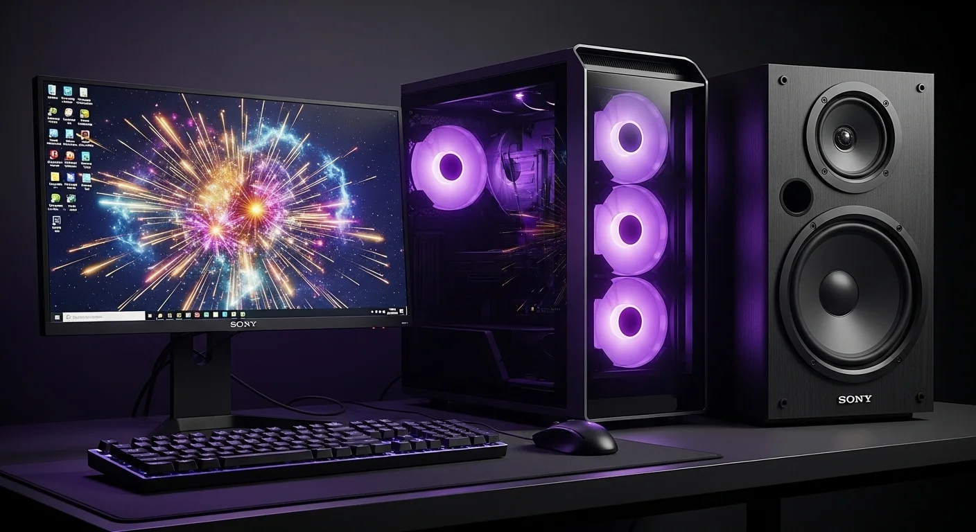 Más Allá de los Audífonos: Potencia tu PC con Sistemas de Audio Sony