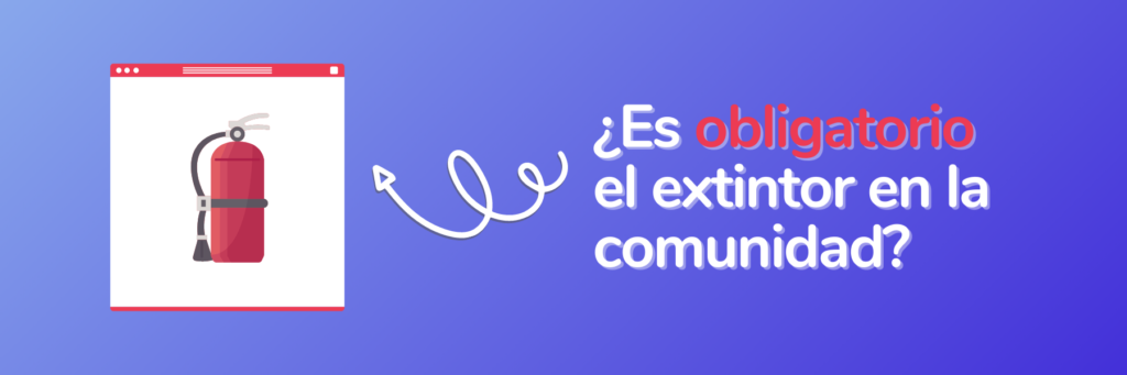 extintores en una Comunidad