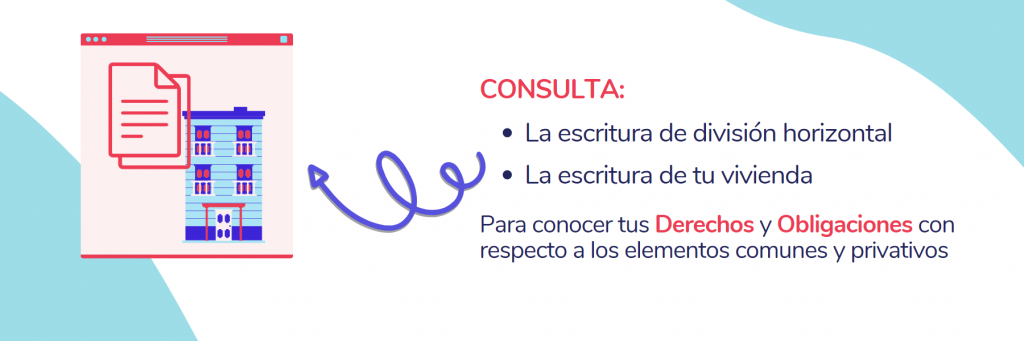 Consulta tus escrituras para conocer tus Derechos y Obligaciones con respecto a los elementos comunes y privativos, como el patio comunitario
