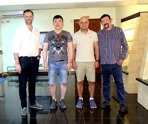 Philippe, Mikhail Monoev, Yaroslav Panasenko and Guido.