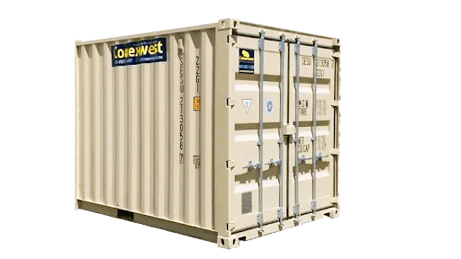 10-foot rental container