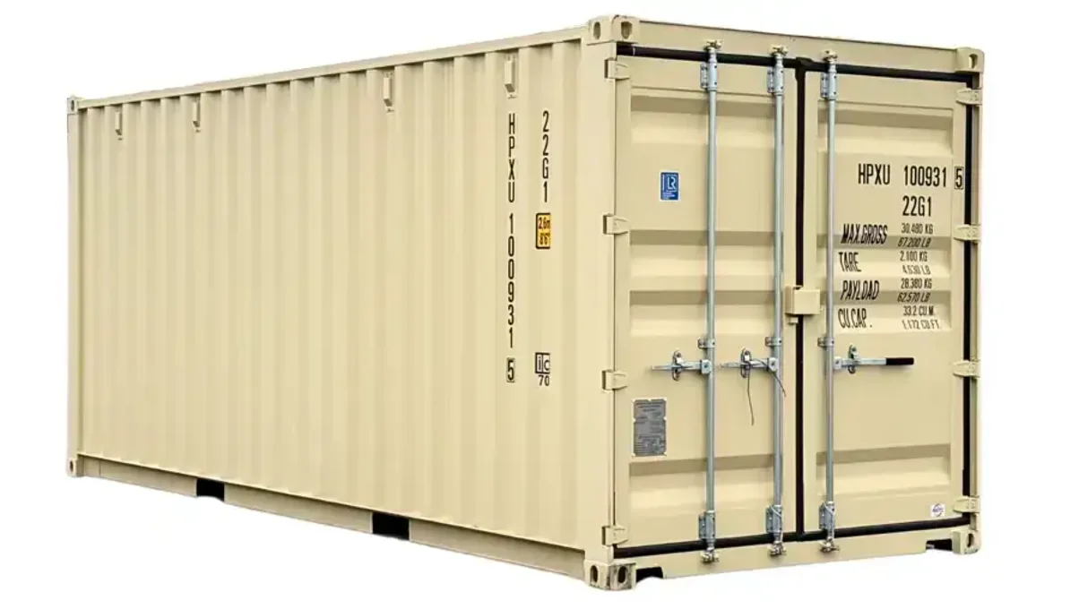 20ft shipping container.