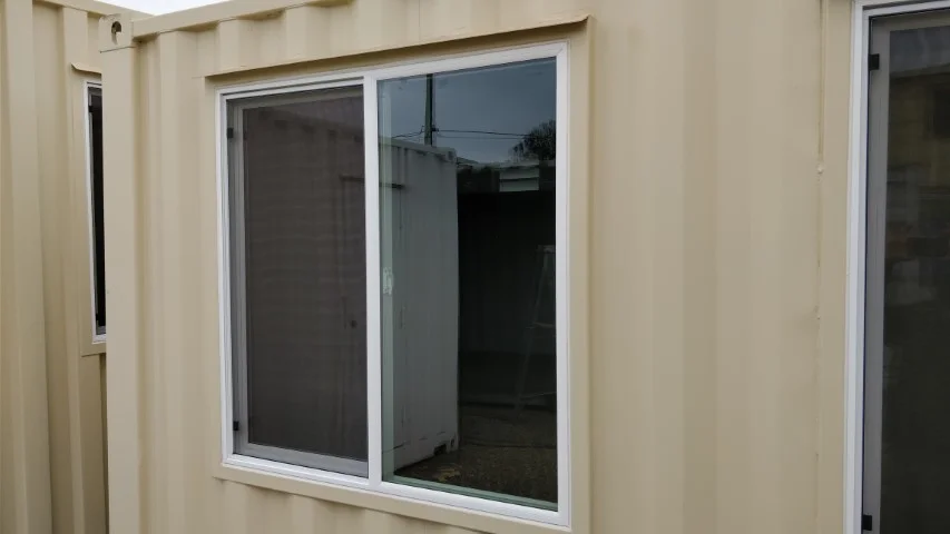 Double pane sliding windows