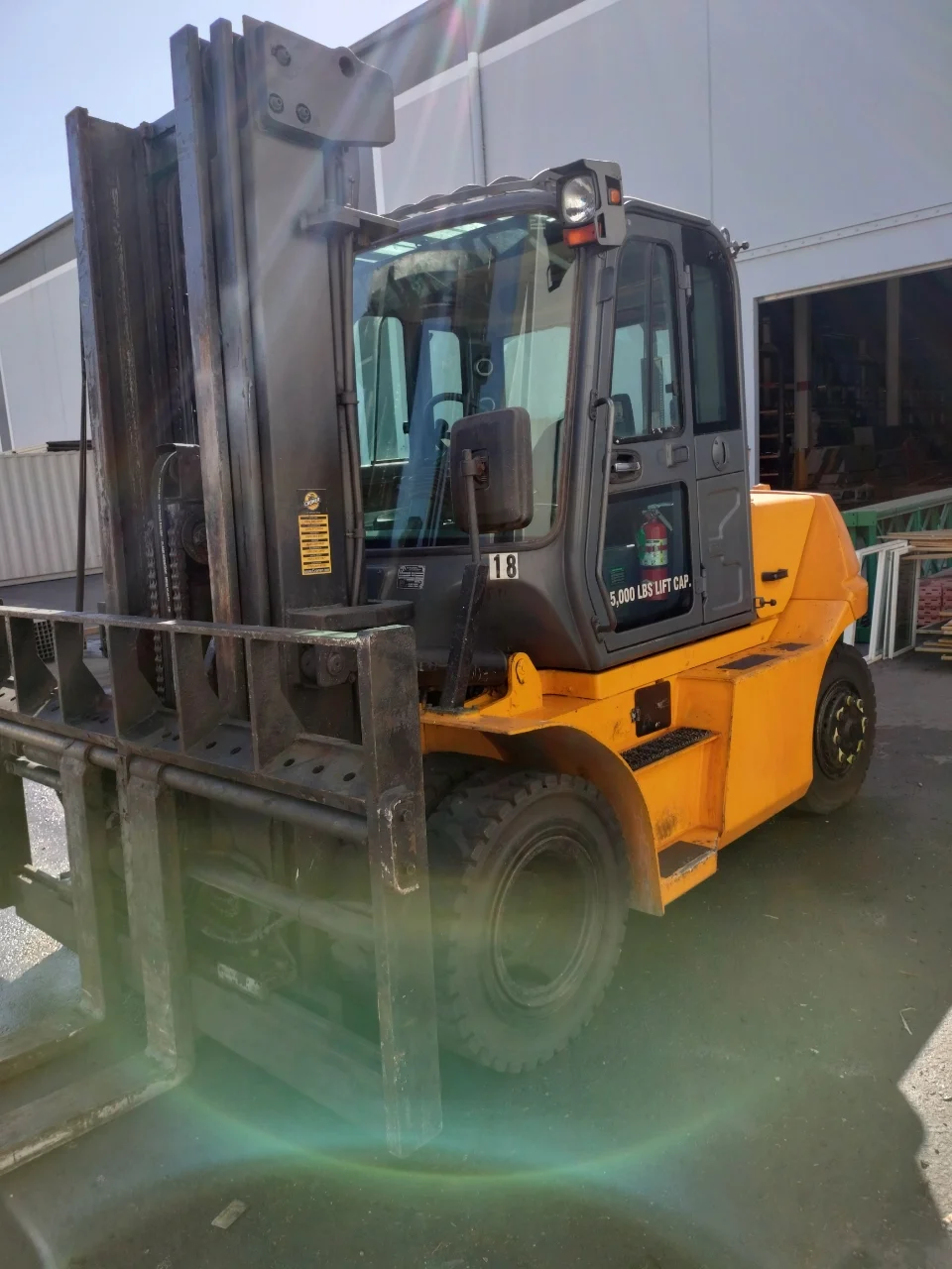 Pneumatic Tire Forklifts  2018 HYUNDAI 70D-9