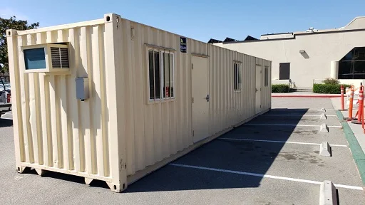 40ft Ground Level Office Container