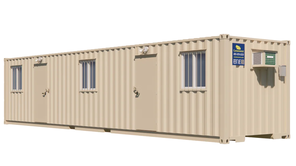 40ft Ground Level Office Container
