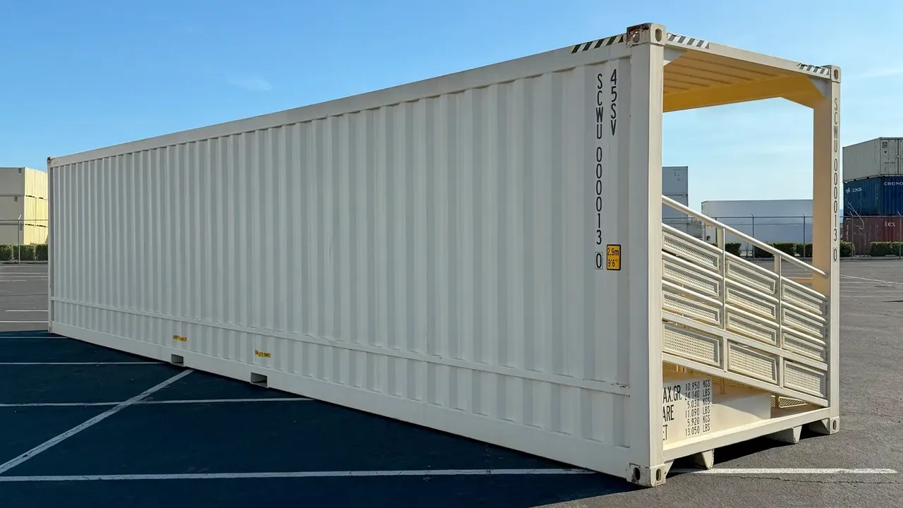 40ft New High Cube Bleacher Container