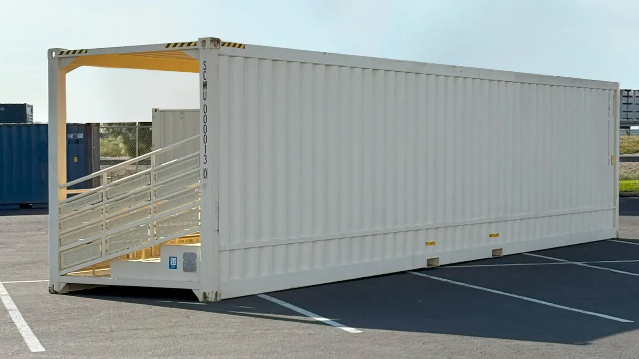 40ft New High Cube Bleacher Container