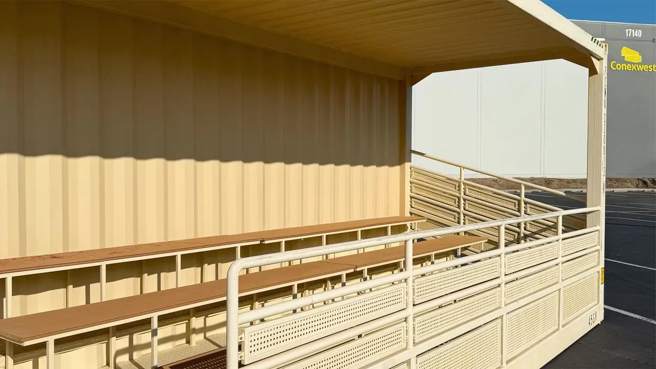 40ft New High Cube Bleacher Container