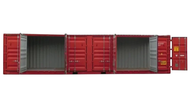 40ft New High Cube Open Side Shipping Container