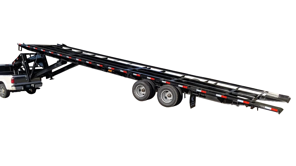 40ft Tilt-Bed Shipping Container Trailer (V1) — view 1