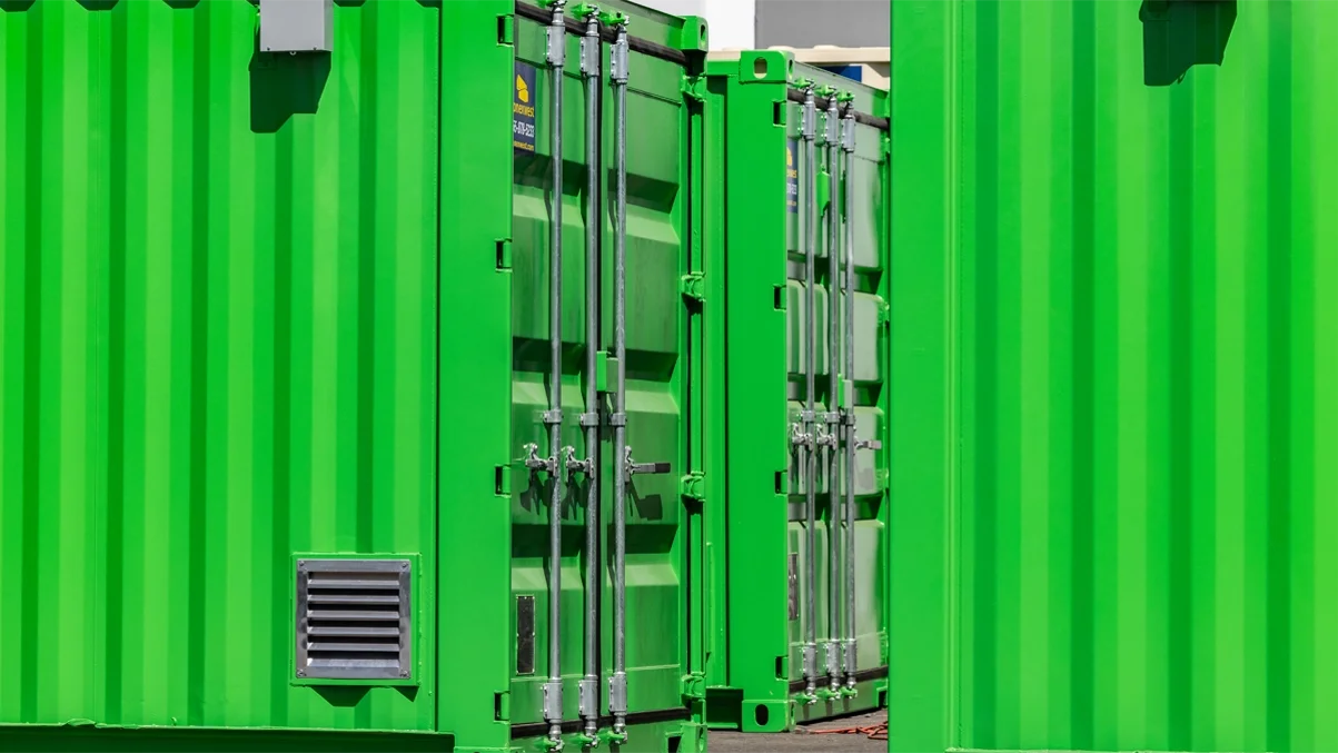 10-ft ground level office containers